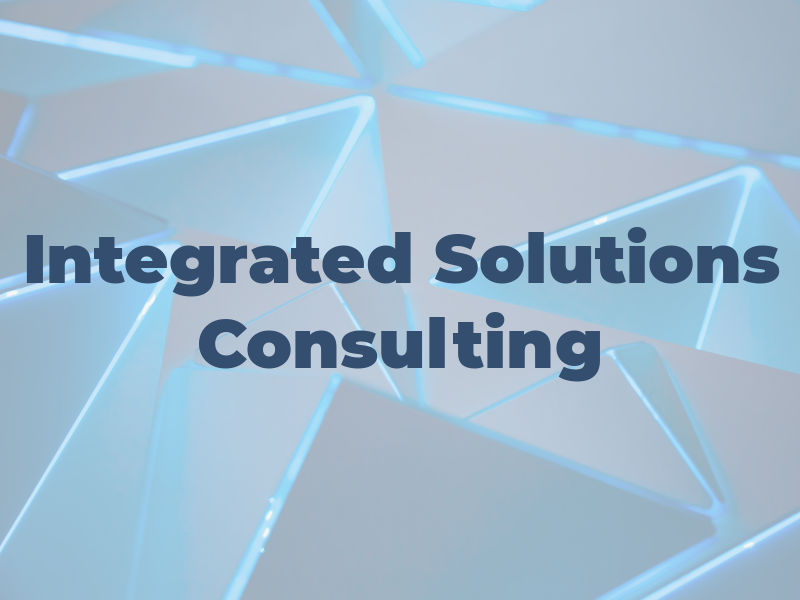 Integrated Solutions Consulting