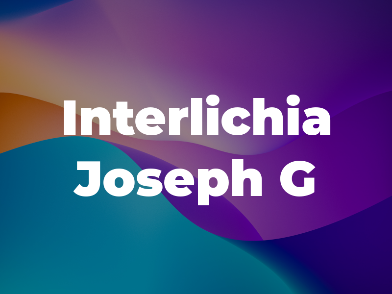 Interlichia Joseph G