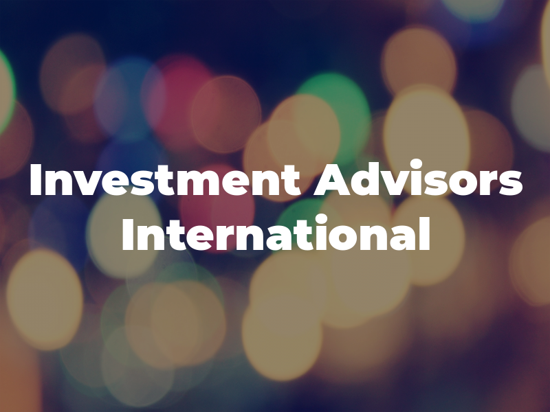 Investment Advisors International