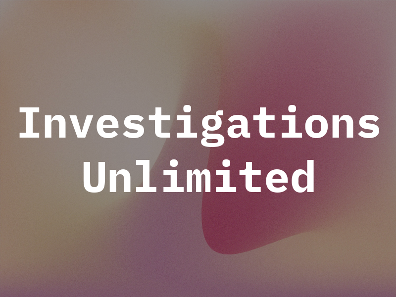 Investigations Unlimited