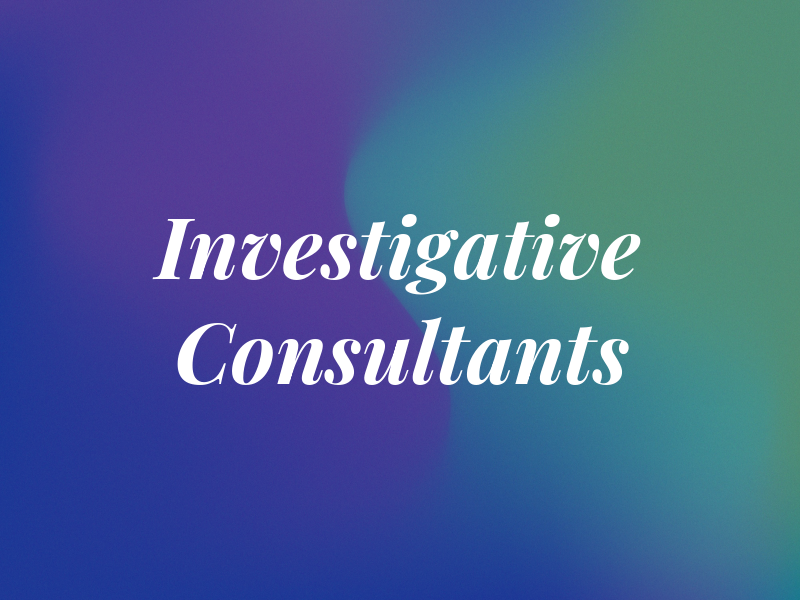 Investigative Consultants