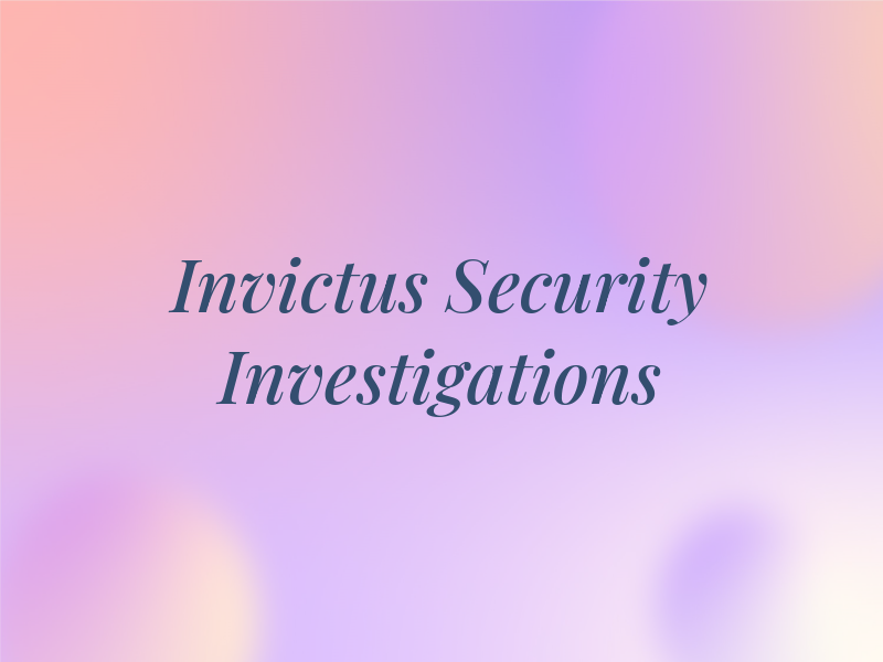 Invictus Security and Investigations