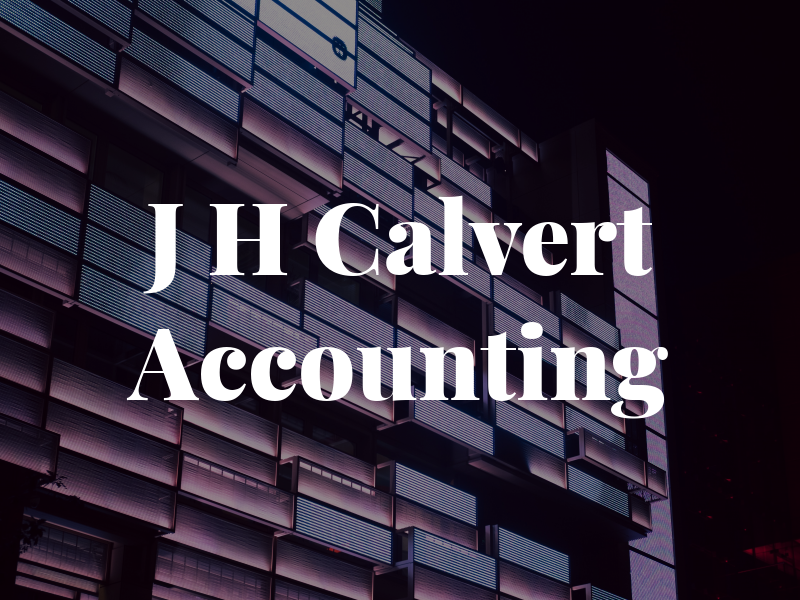 J H Calvert Accounting