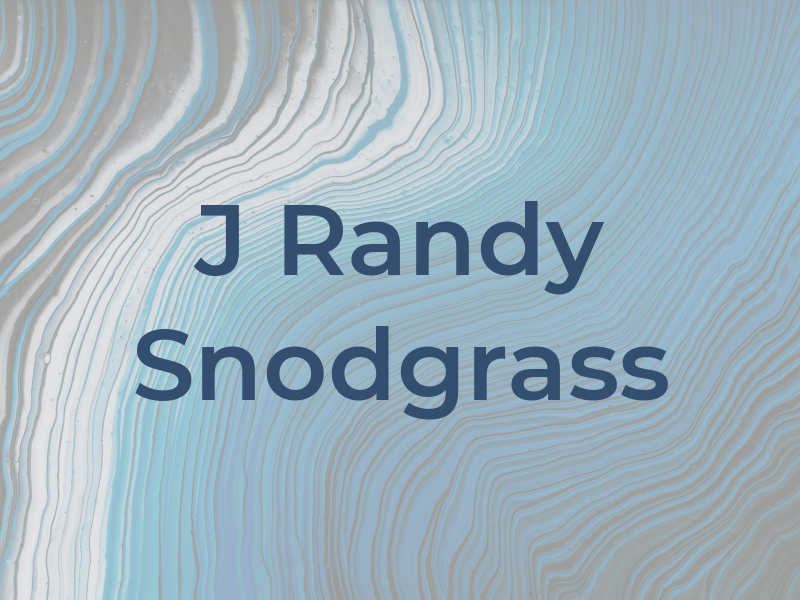 J Randy Snodgrass
