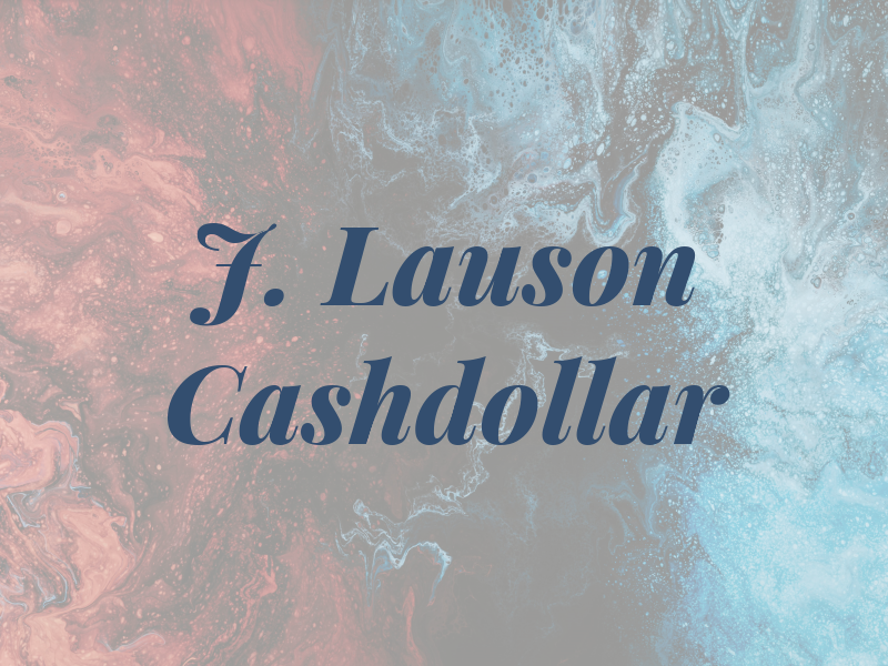 J. Lauson Cashdollar