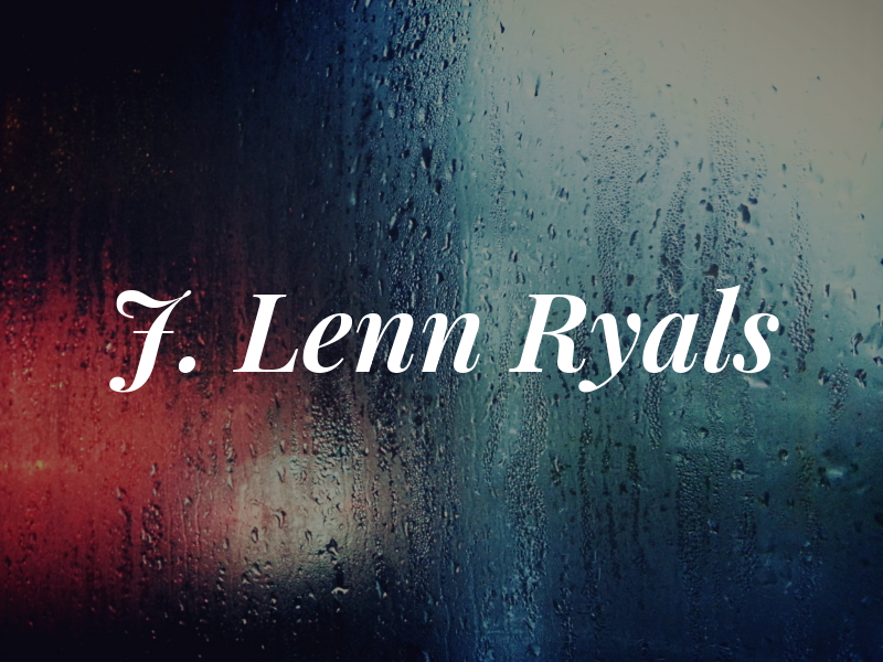 J. Lenn Ryals