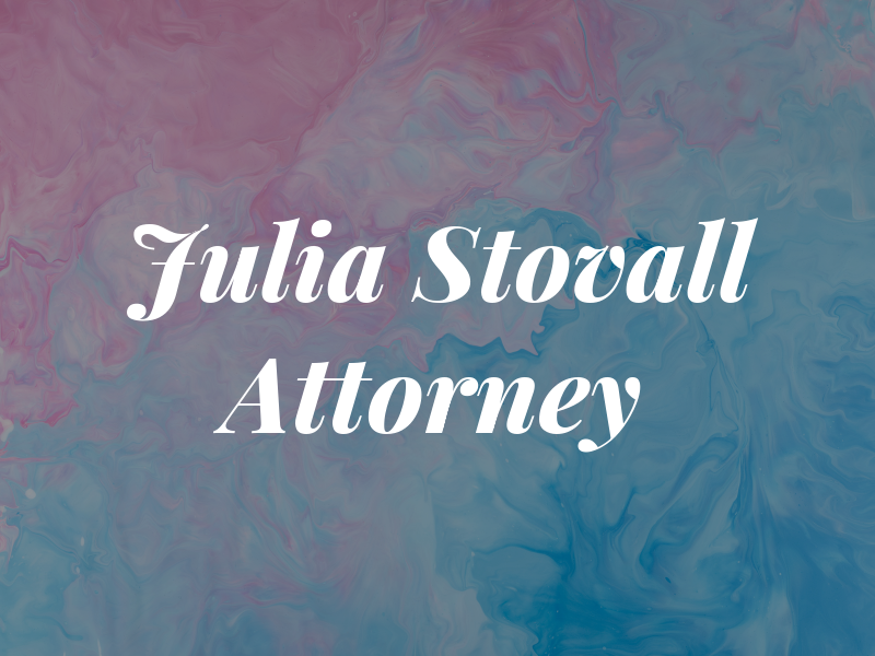 Julia E. Stovall Attorney At Law