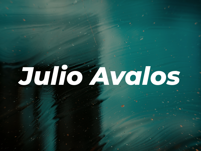Julio Avalos