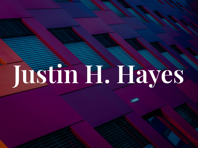 Justin H. Hayes