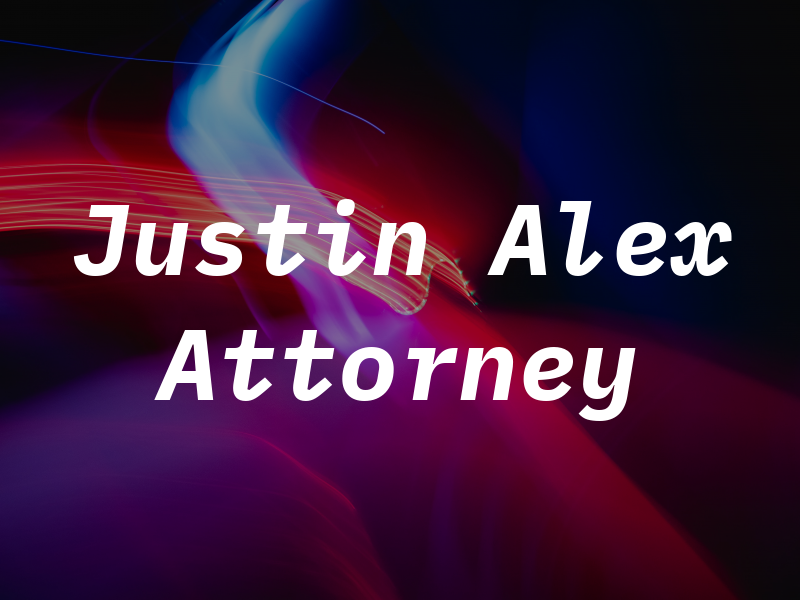 Justin S Alex Attorney At Law