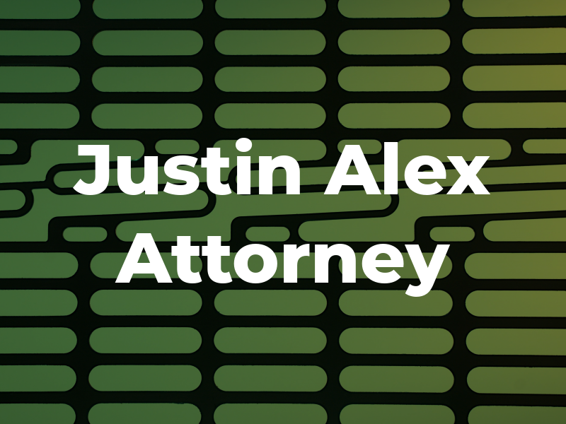 Justin S Alex Attorney At Law