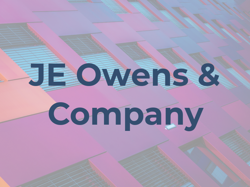 JE Owens & Company