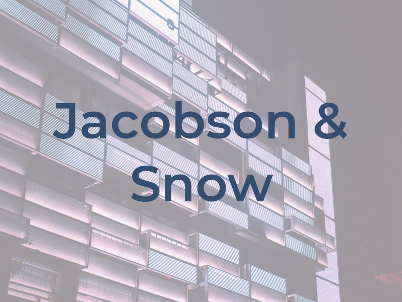 Jacobson & Snow