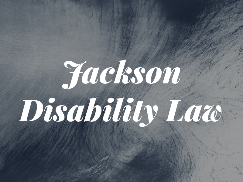 Jackson Disability Law
