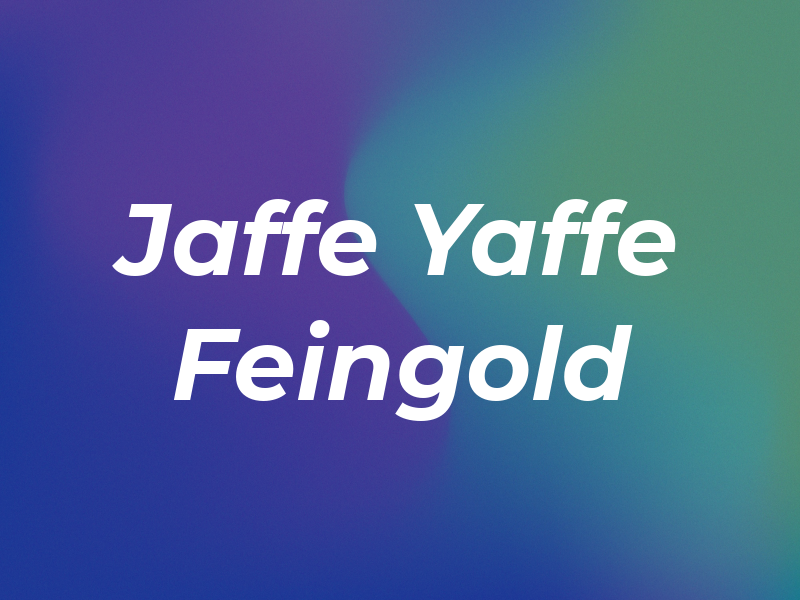 Jaffe Yaffe & Feingold