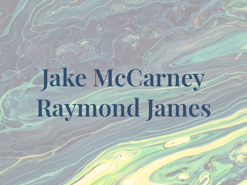 Jake McCarney - Raymond James