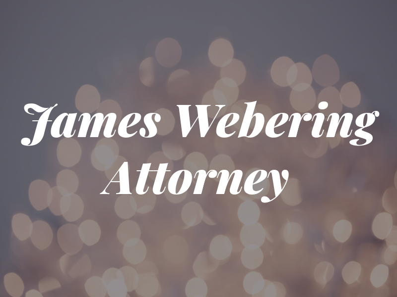 James C. Webering Attorney at Law