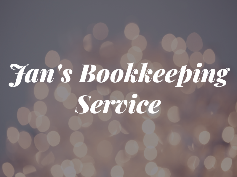 Jan's Bookkeeping Service