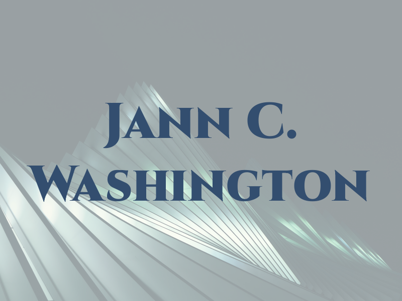 Jann C. Washington