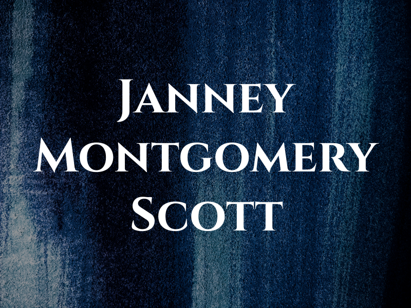 Janney Montgomery Scott