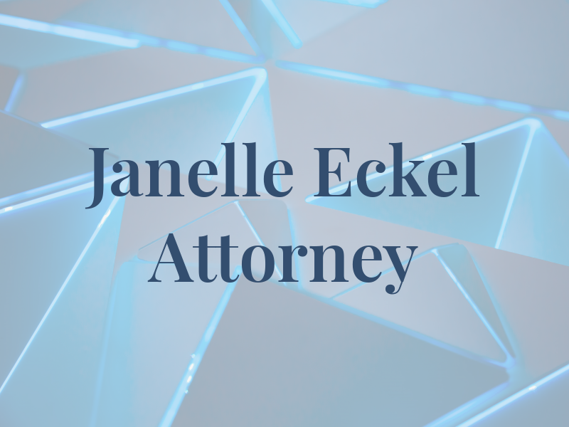 Janelle N. Eckel Attorney At Law