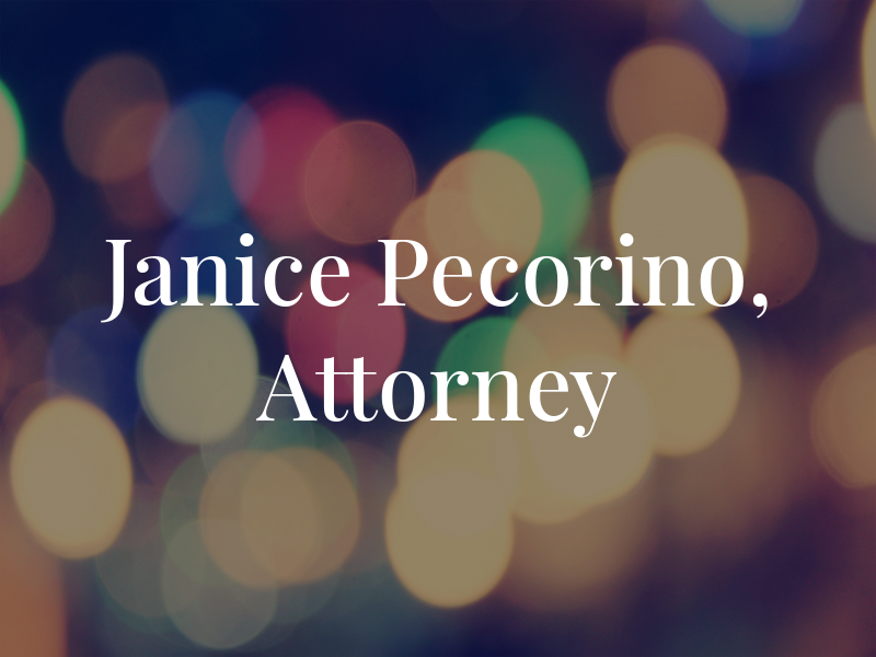 Janice L. Pecorino, Attorney at Law