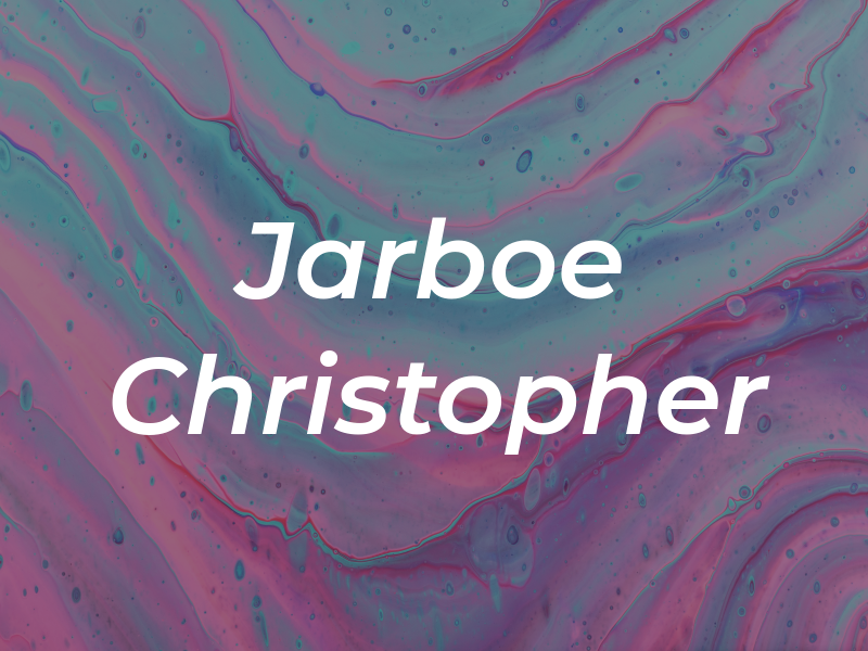 Jarboe Christopher