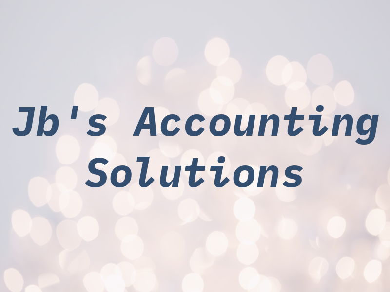Jb's Accounting Solutions