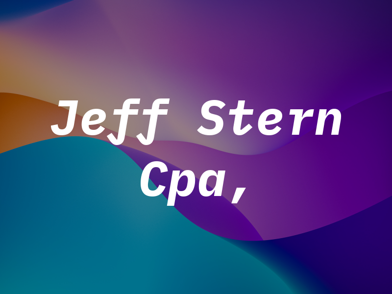 Jeff Stern Cpa, PA