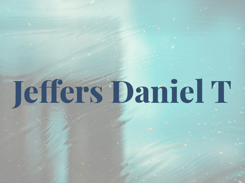 Jeffers Daniel T