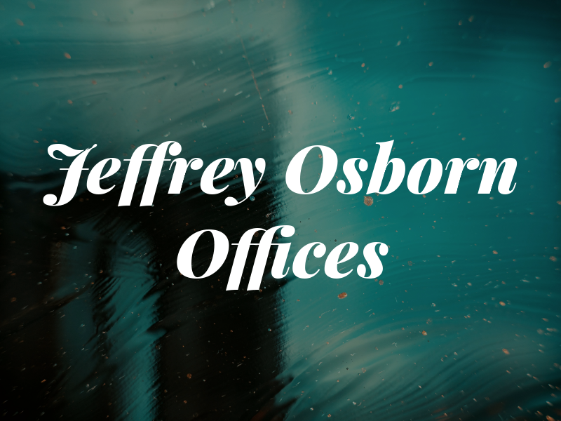 Jeffrey Osborn Law Offices
