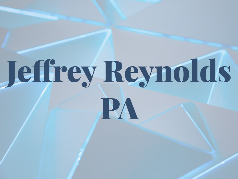 Jeffrey Reynolds PA