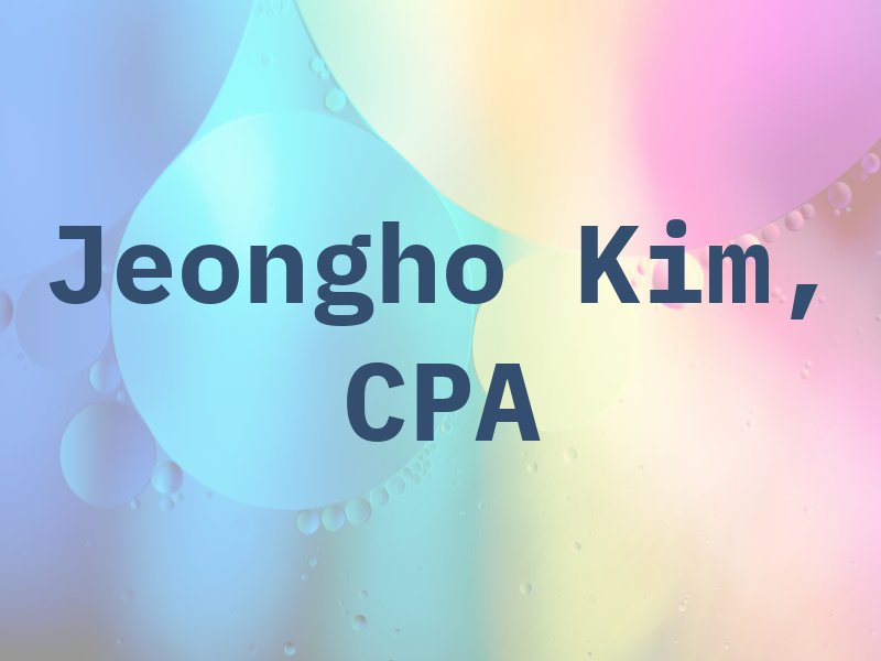 Jeongho Kim, CPA