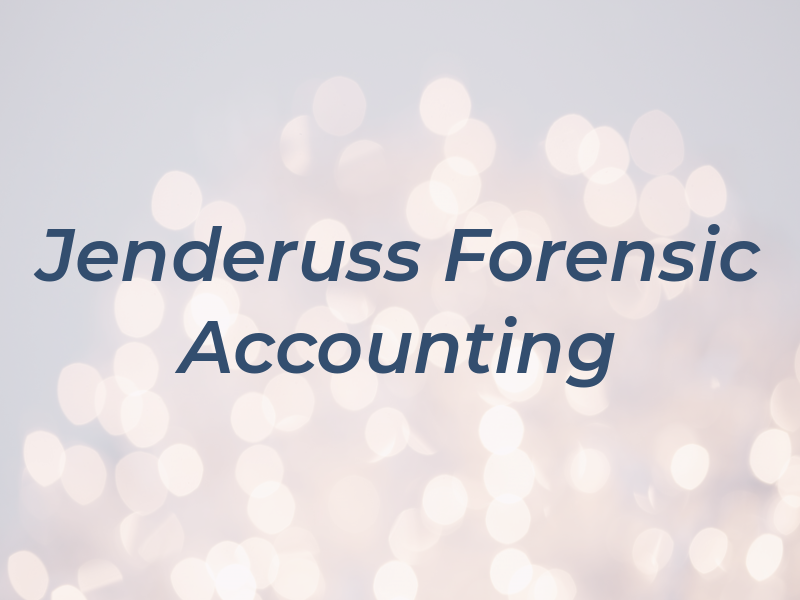 Jenderuss Forensic Accounting