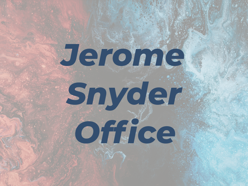 Jerome Snyder Office