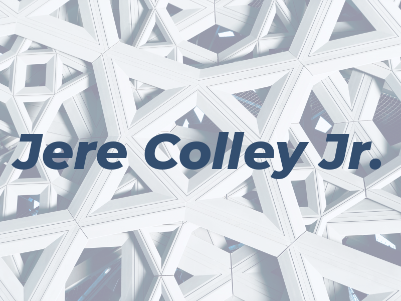 Jere Colley Jr.