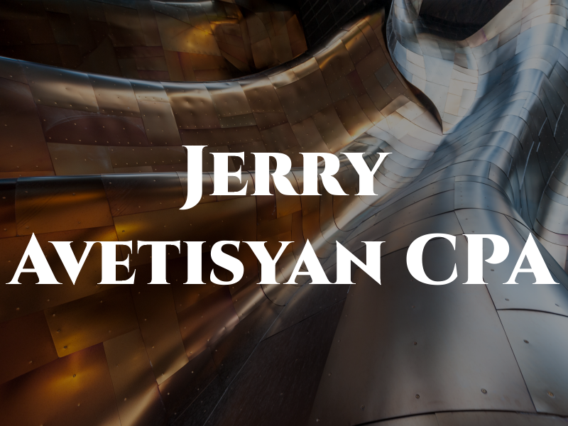 Jerry Avetisyan CPA