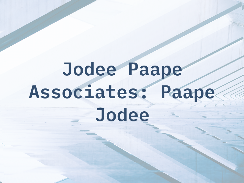 Jodee Paape & Associates: Paape Jodee CPA