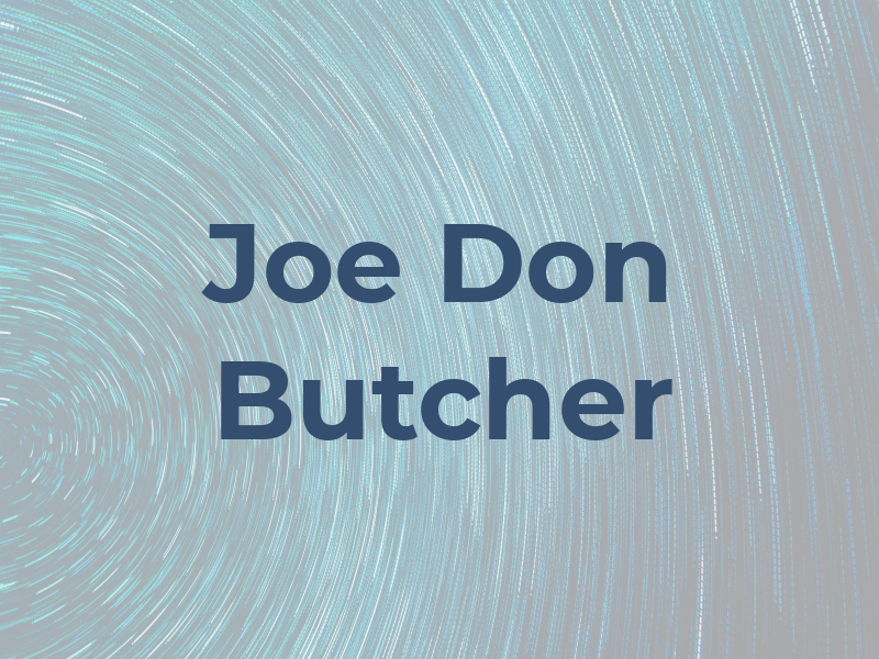 Joe Don Butcher