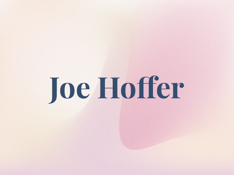 Joe Hoffer
