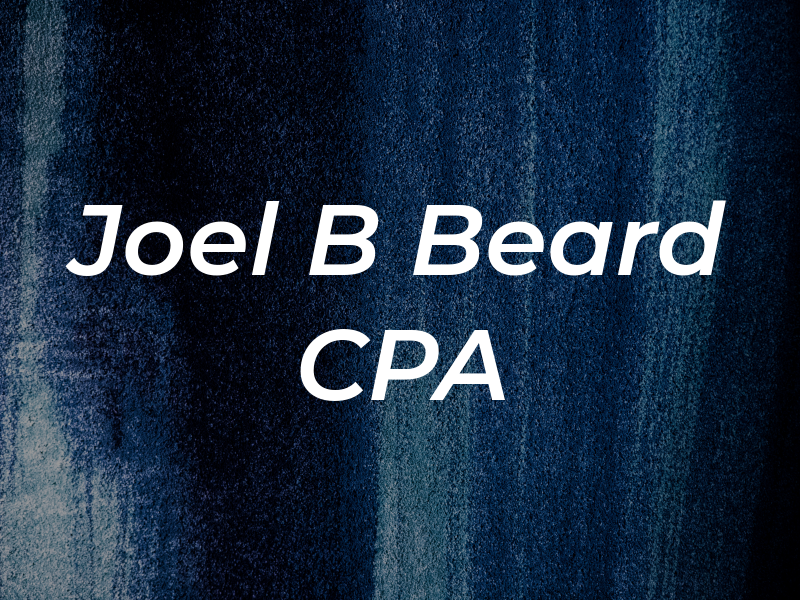 Joel B Beard CPA
