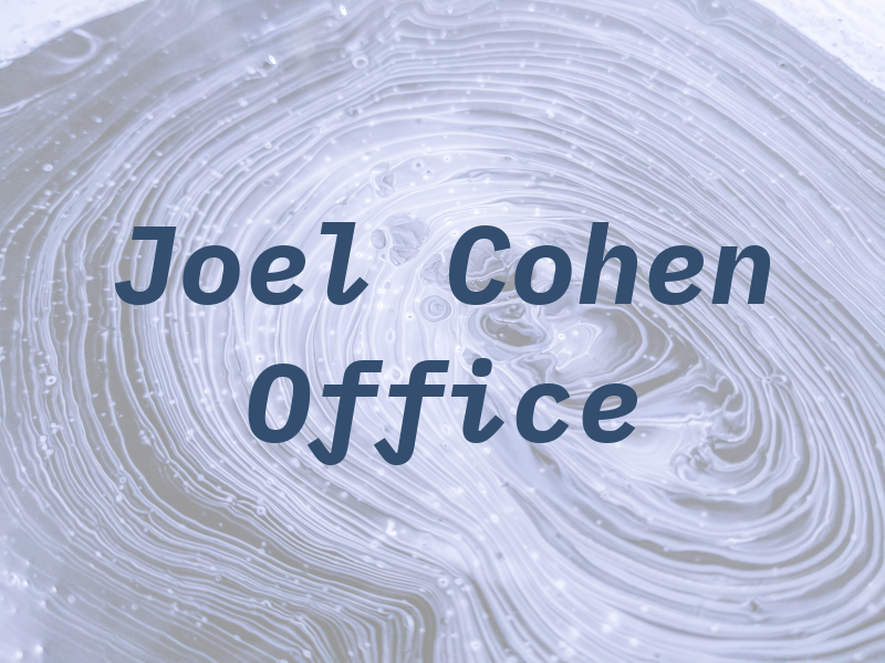Joel E Cohen Law Office