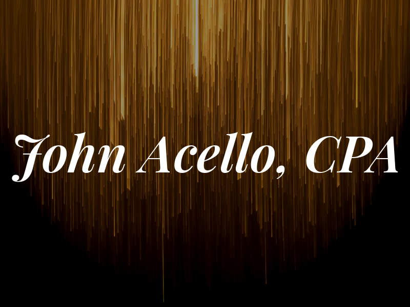 John Acello, CPA