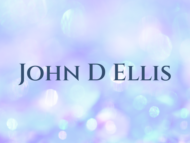 John D Ellis