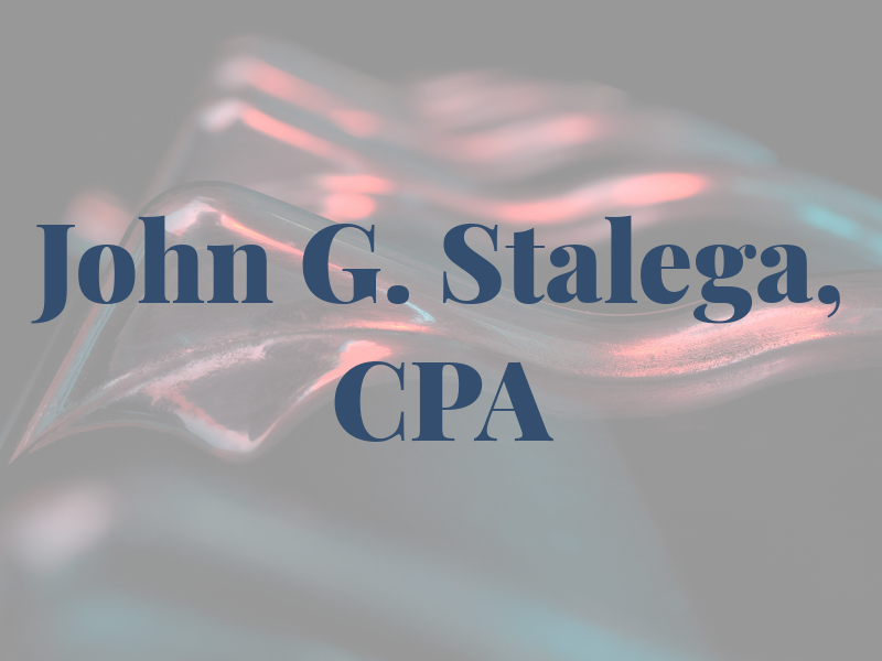 John G. Stalega, CPA