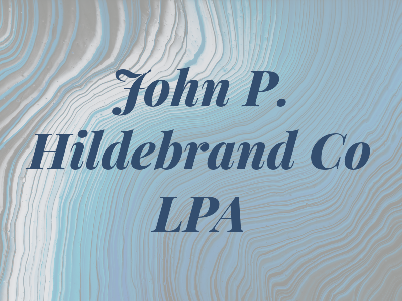 John P. Hildebrand Co LPA