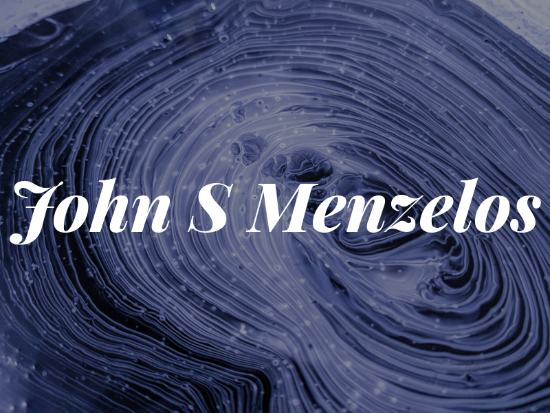 John S Menzelos