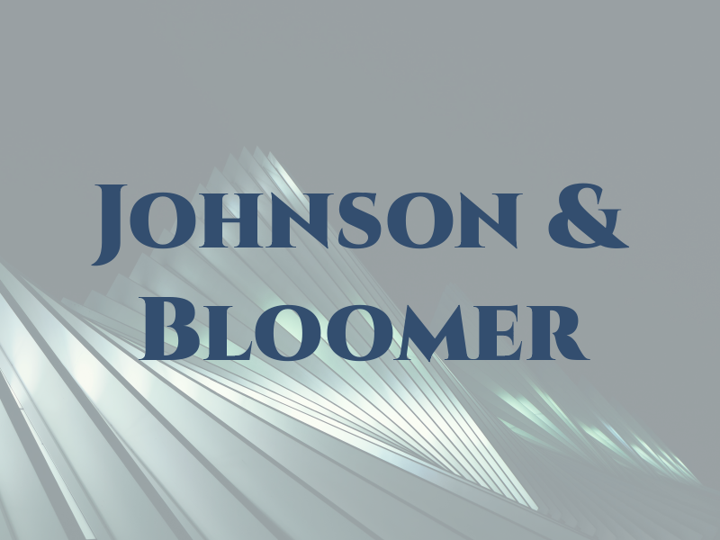 Johnson & Bloomer