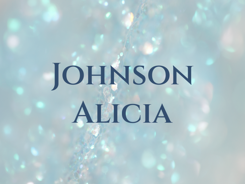 Johnson Alicia