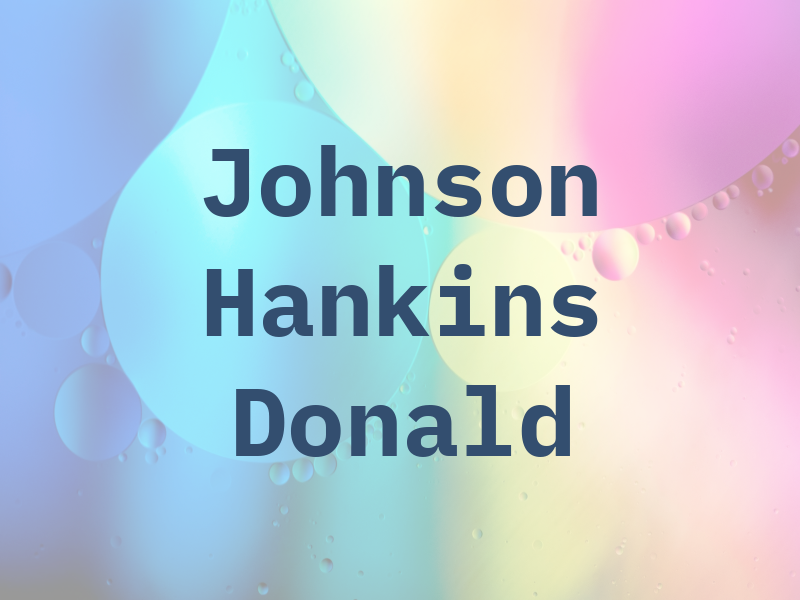 Johnson Hankins Mac Donald Co